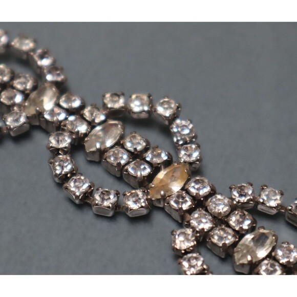 Deco Wide Rhinestone Bracelet Loop Circle Design - Picture 5 of 6